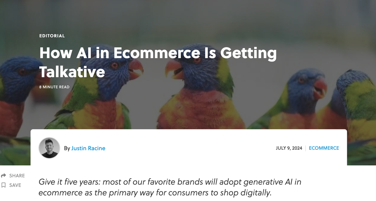 In 5 years, you'll be shopping via Conversational Commerce