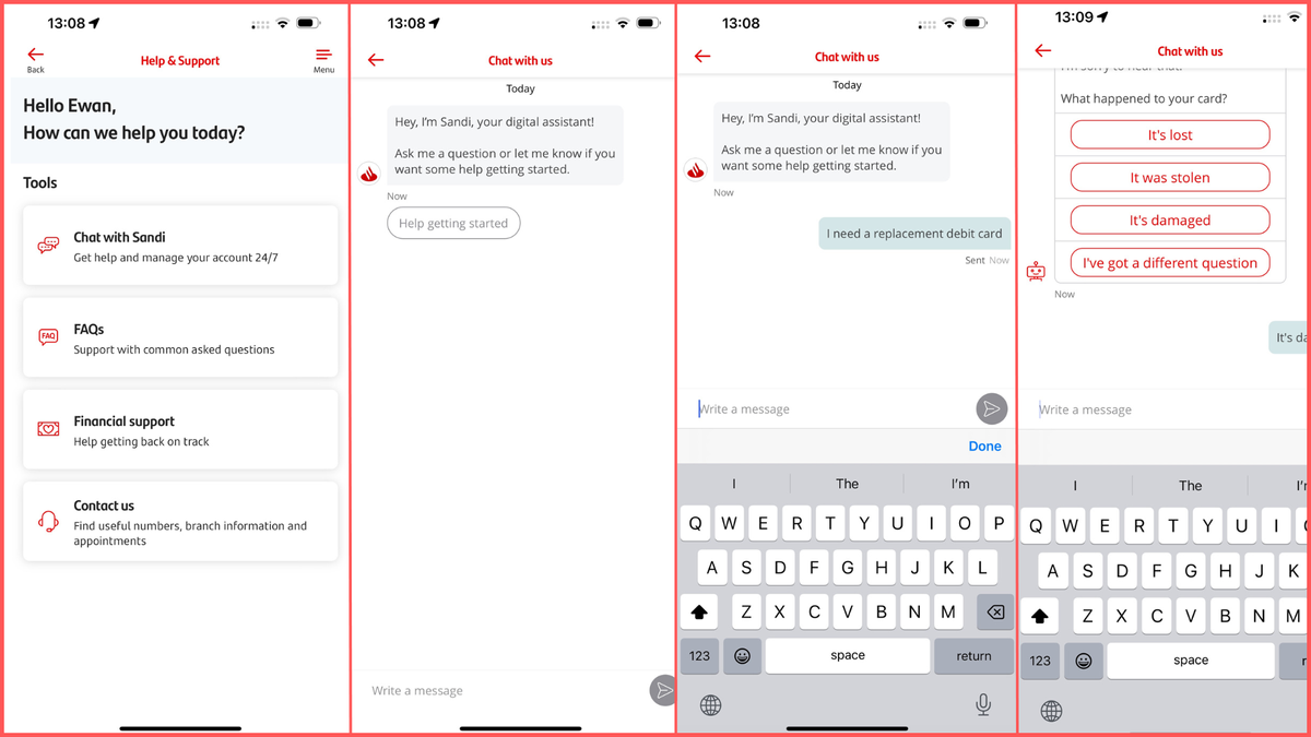 Santander UK's Sandi chatbot blows HSBC, NatWest & Lloyds away