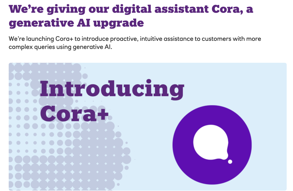 NatWest's Cora chatbot gets a (12-week) Generative AI update