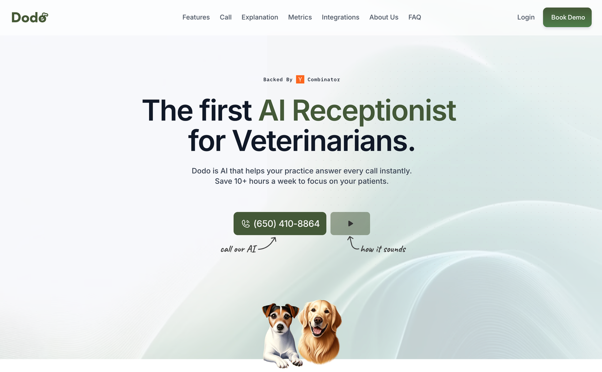 Dodo launches AI Receptionist for the medical marketplace