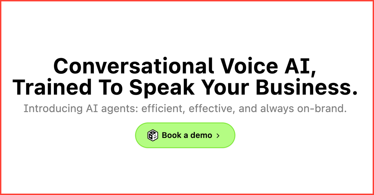 Play.ai: Conversational Voice AI, trained to speak your business