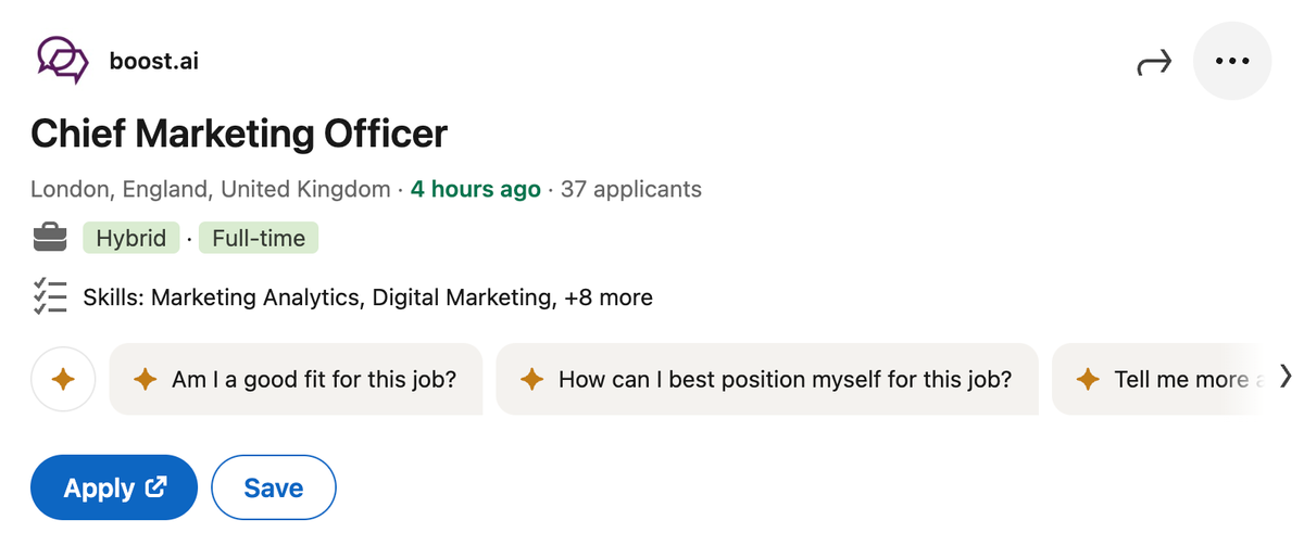 boost.ai is hiring a CMO: Is that you?