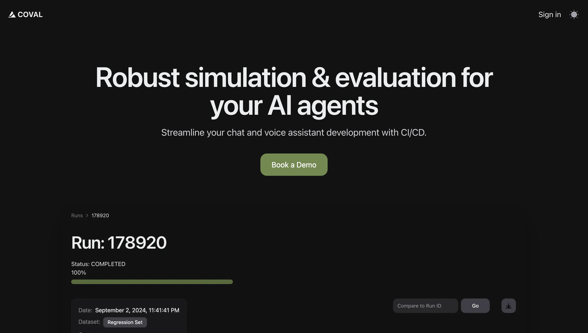 Coval: Simulation & evaluation for your AI agents