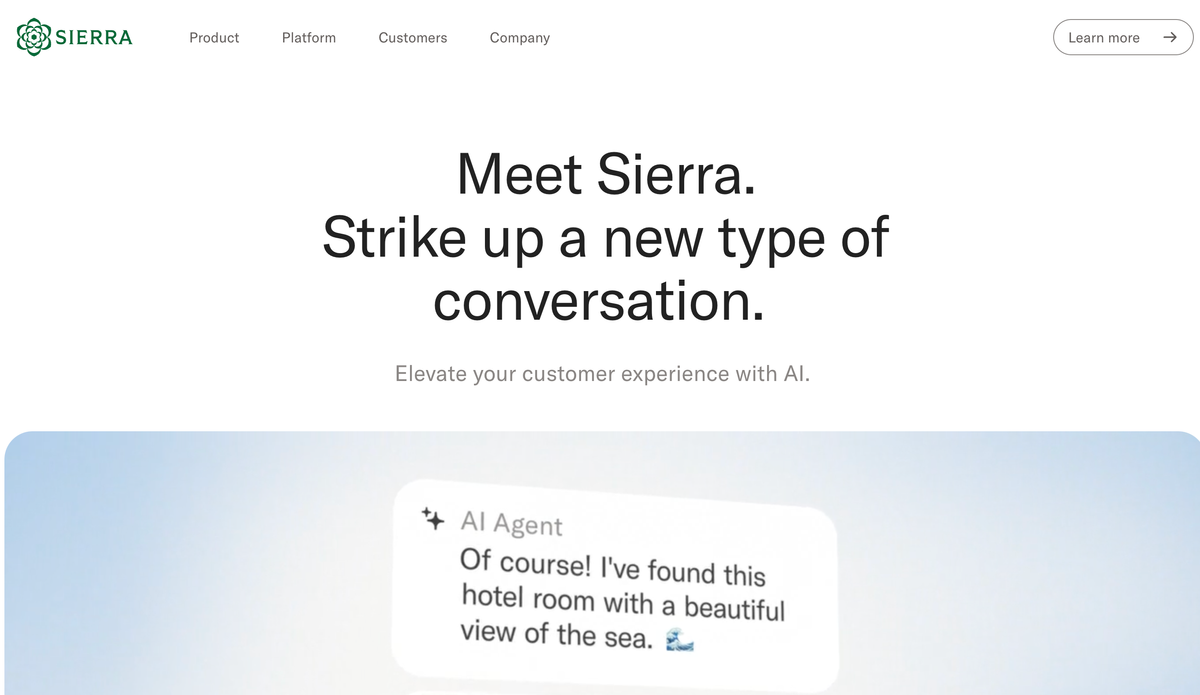 Sierra AI raises $175M, putting serious pressure on existing Conversational AI vendors