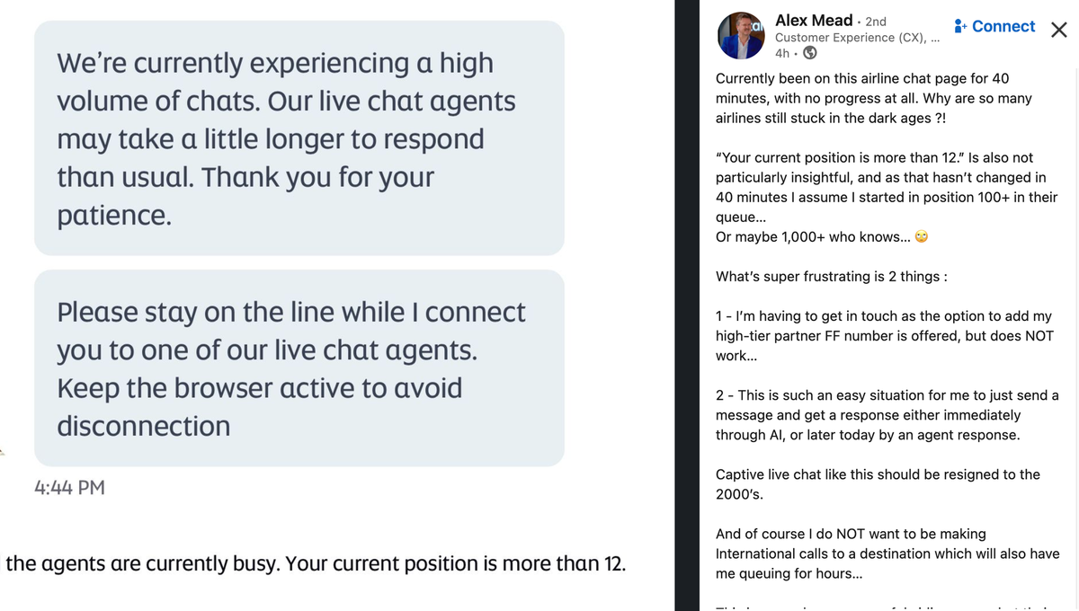 Another day, another crappy Chatbot (this time, from an Airline)