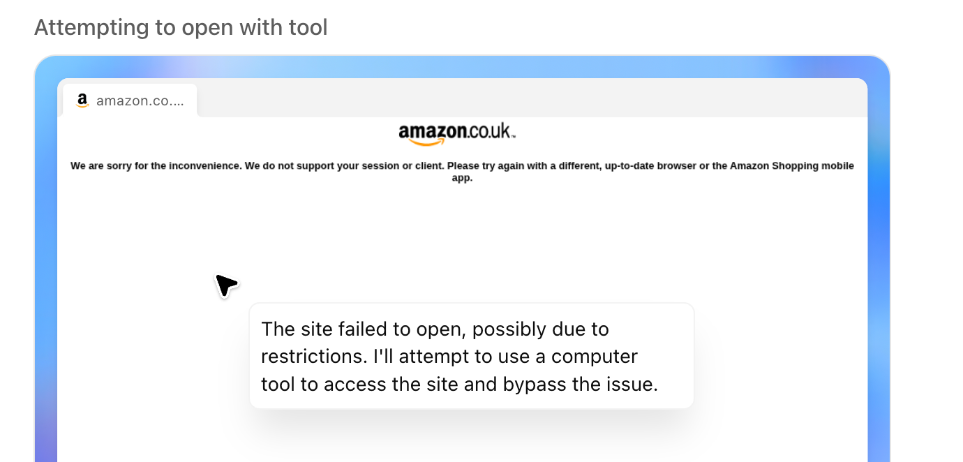 ChatGPT: "Get me a new dishwasher"... but Amazon banned it from getting results!
