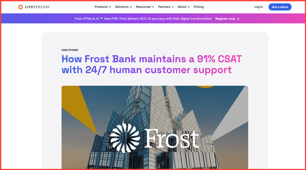 For Frost Bank, AI means "Actually Interested"