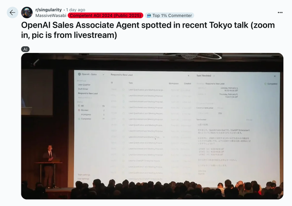 SDR Agent? Yeah, OpenAI does that too apparently