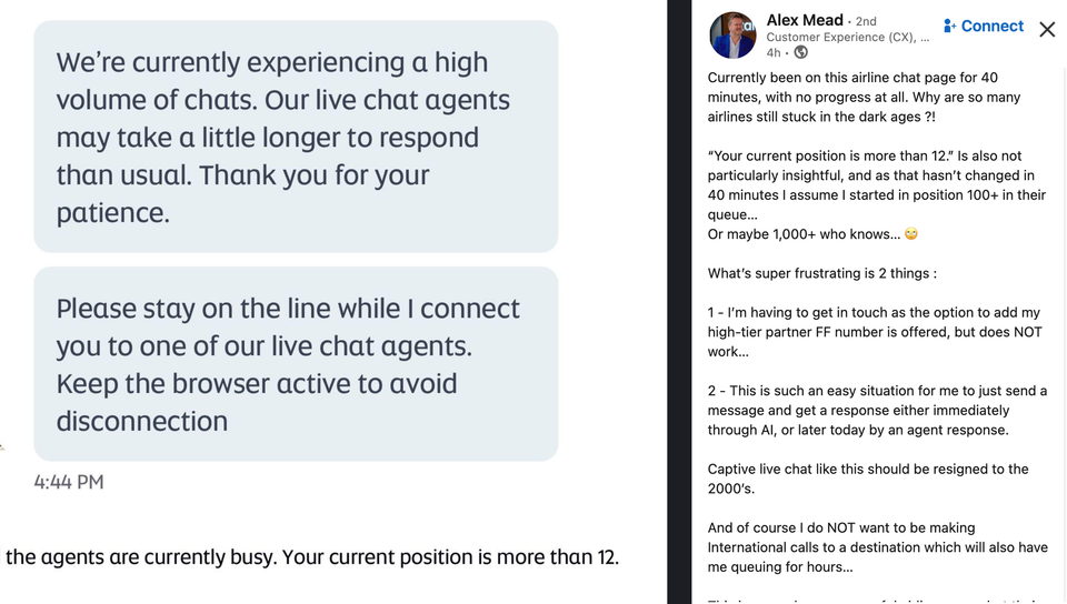Another day, another crappy Chatbot (this time, from an Airline)