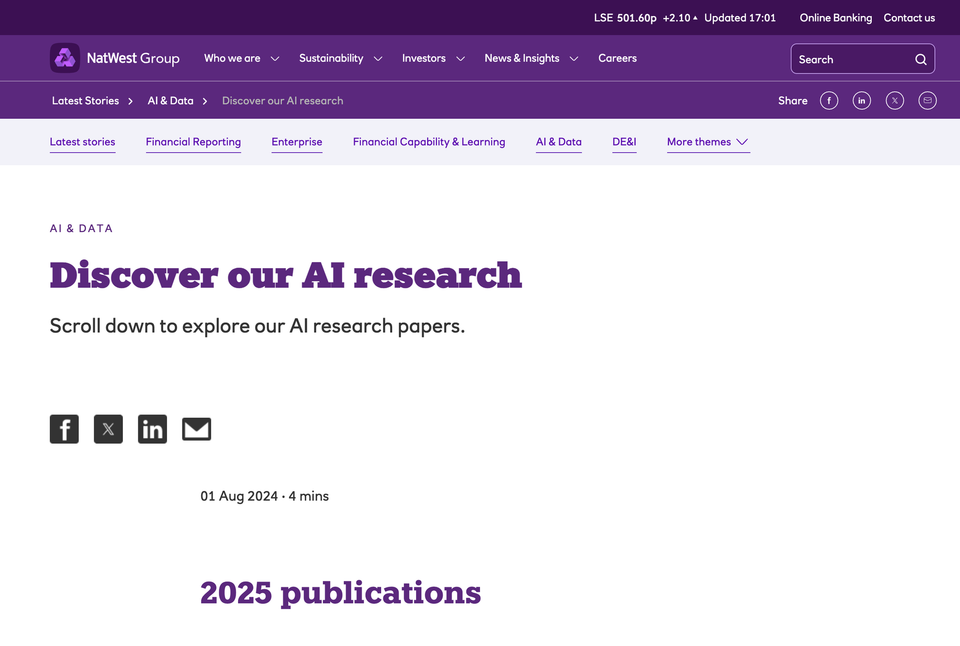 NatWest's AI bais paper highlights risk of hallucinations encoding bias