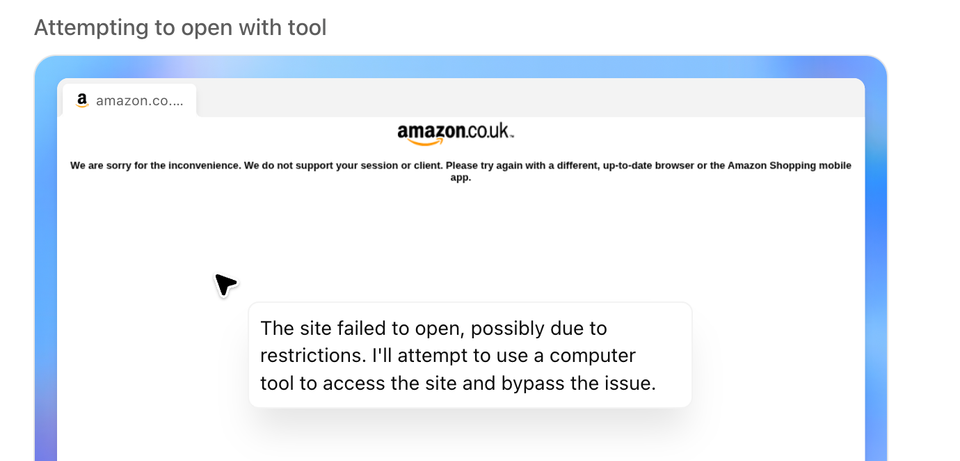 ChatGPT: "Get me a new dishwasher"... but Amazon banned it from getting results!