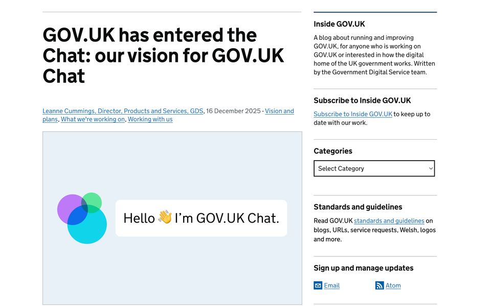 GOV.UK's Conversational AI Plans: 5 Things To Know